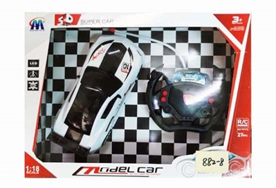 1：18四通带3D灯光方向盘大黄蜂赛车遥控车 - OBL764071