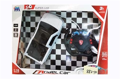 1：18四通带3D灯光方向盘的头仿真遥控车 - OBL764074