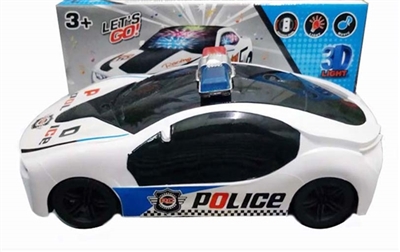 电动万向宝马3D灯光音乐警车 - OBL764082
