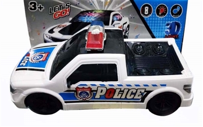 电动的头万向3D灯光音乐警车 - OBL764088