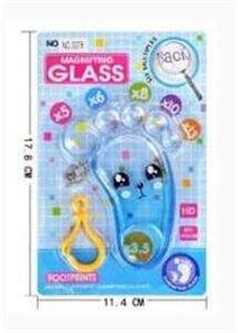 Cartoon prints a magnifying glass - OBL764211