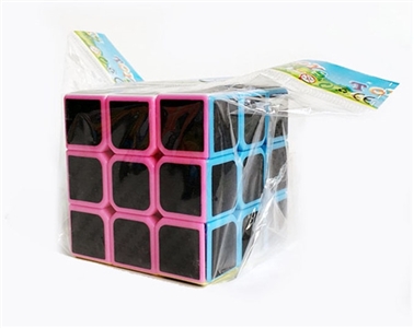 Carbon fiber solid color third-order rubik’s cube 5.6 cm - OBL764343