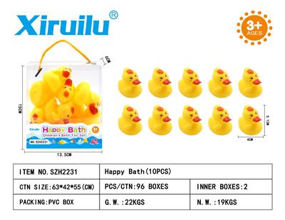 6CM 环保尖嘴鸭十只装 - OBL764534