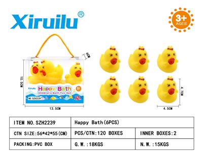 5CM 环保咪咪鸭六只装 - OBL764542