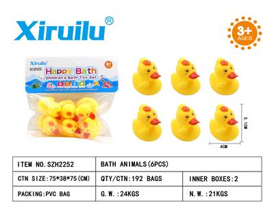 6CM 环保尖嘴鸭六只装 - OBL764555