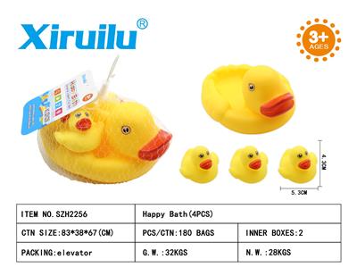 环保黄大鸭座配3只黄小鸭 - OBL764559