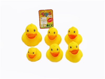 扁嘴鸭六只装                                  （7CM、2只6CM、2只5CM、4CM） - OBL764684