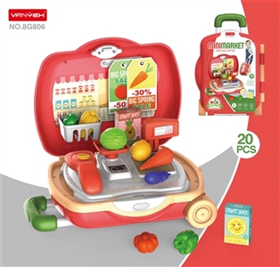 Vegetable supermarket pull rod box - OBL764988