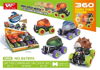 The inertial deformation dinosaur car (rotate 360 degrees) - OBL765087