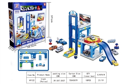 The deluxe police alloy parking lot - OBL765111