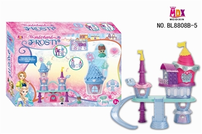 Ice and snow window since the spell villa in the box - OBL765332