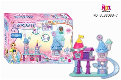 Ice and snow window since the spell villa in the box - OBL765334