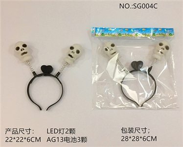All saints. Skeleton LED head hoop - OBL765529