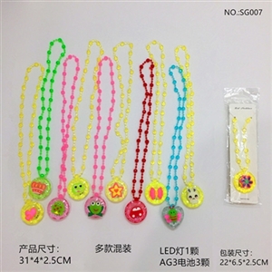 Birthday party. Candy crystal LED necklace - OBL765544