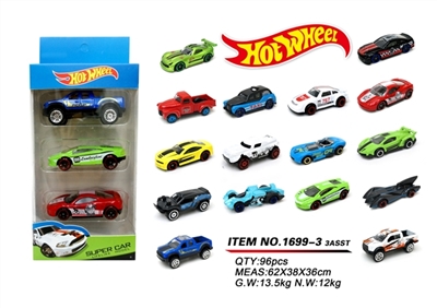 3 in 1 slide for 4 wheels alloy car - OBL765707