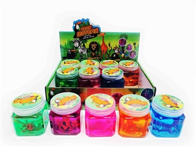Crystal mud box of 12 square barrel zhuang insects - OBL765871
