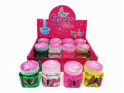 Box 12 square barrel zhuang butterfly crystal mud - OBL765883