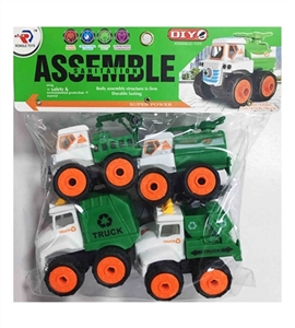 Four dismantling sanitation trucks - OBL766086