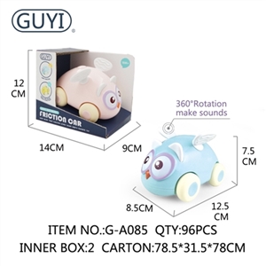 Cartoon small inertia of the car - an owl - OBL766209