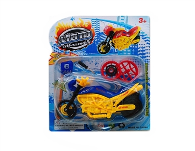 The motorcycle is with wheels - OBL766463