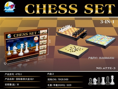 Big box of chess 3 in 1 - OBL766833