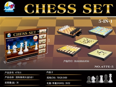 Big box of chess 5 in 1 - OBL766835