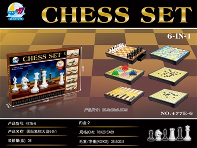 Big box of chess 6 in 1 - OBL766836