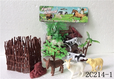 4只4寸农场加树套装 - OBL766896