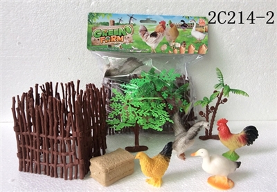 4只4寸农场加树套装 - OBL766897