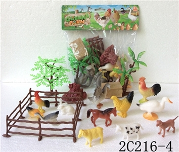 12只2-4寸农场加树套装 - OBL766902