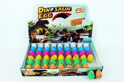 彩色雨花纹膨胀恐龙孵化蛋 54PCS - OBL767583