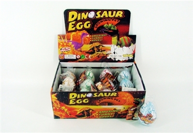 白底彩色裂痕膨胀恐龙孵化蛋 12PCS - OBL767590