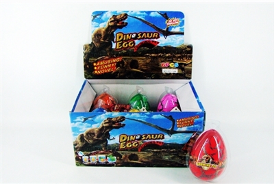 彩色裂痕膨胀恐龙孵化蛋 6PCS - OBL767598
