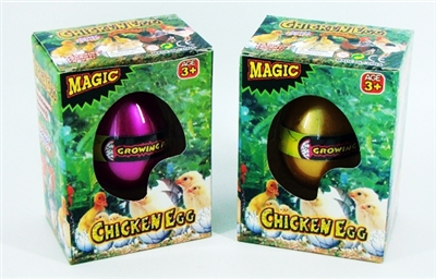 彩色膨胀小鸡孵化蛋 12PCS - OBL767606