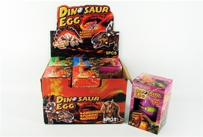 彩色裂痕膨胀恐龙孵化蛋 6PCS - OBL767610