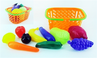 10 PCS basket with fruits and vegetables - OBL767959
