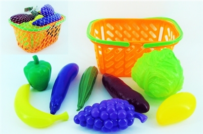 8 PCS basket with fruits and vegetables - OBL767963