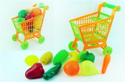 Cart with fruits and vegetables 10 PCS - OBL767979
