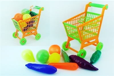 Cart with vegetables fruit 9 PCS - OBL767982