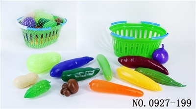 Big basket with vegetables 12 PCS - OBL768118