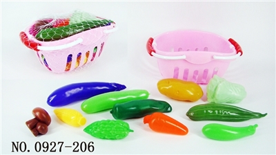 The small basket with vegetables 11 PCS - OBL768125