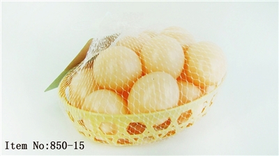 15 PCS eggs with basket - OBL768138
