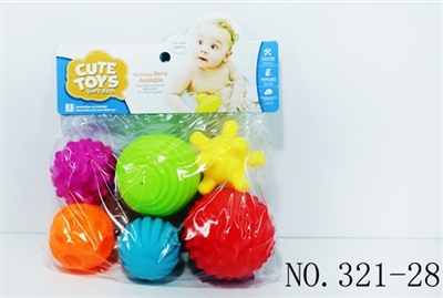 喷水手抓球6粒装 - OBL768191