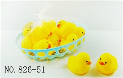 捏捏叫大黄鸭14只篮子装 - OBL768245