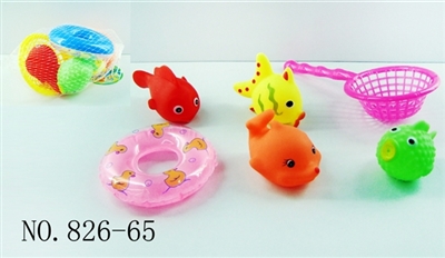 小网捞+泳圈1个+捏捏叫小鱼4只 - OBL768259