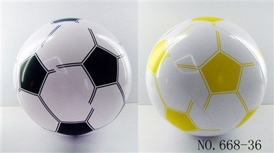 PVC充气沙滩足球38CM - OBL768269