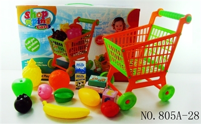 Shopping cart with fruit 5 small box 14 PCS - OBL768293