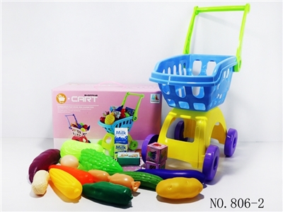 Shopping cart with vegetables five small box 17 PCS - OBL768295