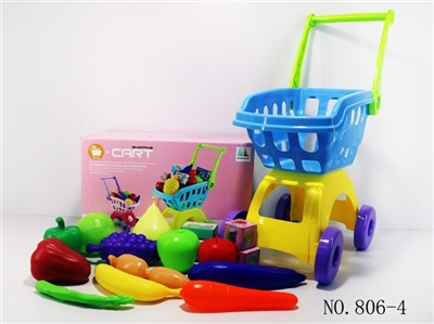 Shopping cart with fruits and vegetables May 17 PCS small box - OBL768297