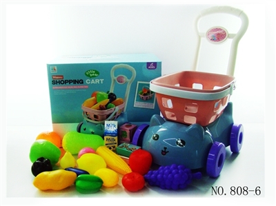 Shopping cart with fruits and vegetables, 5 small box 20 PCS - OBL768307